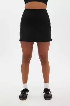 Брюки-Юбка с завышенной талией Girlfriend Collective, черный