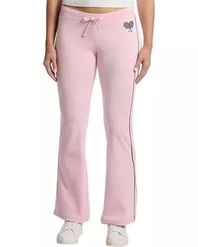 Брюки Juicy Couture Heritage Low Rise Track Pants With Side Stripe, цвет Whisper Pink