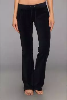 Брюки Juicy Couture Original Velour Bootcut Pant w/ Snap Pocket, цвет Regal