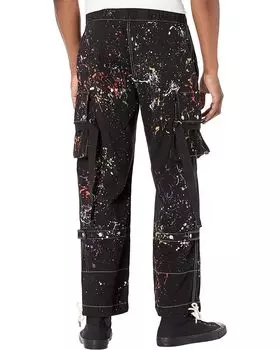 Брюки Just Cavalli Cotton Gabardine Cargo Pants, черный