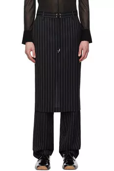 Брюки к костюму со шнуровкой Jean Paul Gaultier, мультиколор