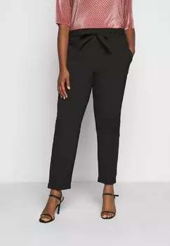 Брюки Kaffe Curve JIA BELT PANTS, цвет Black Deep