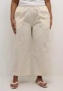 Брюки Kaffe Curve, бежевый