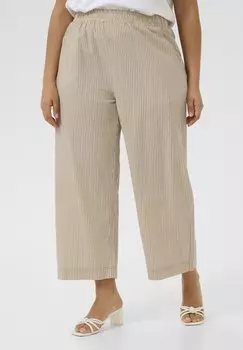 Брюки Kaffe Curve, бежевый