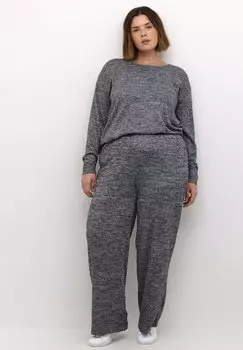 Брюки Kaffe Curve, серый