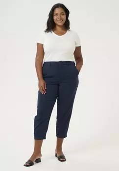 Брюки Kaffe Curve, темно-синий