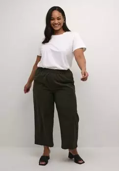 Брюки Kaffe Curve, зеленый