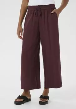 Брюки KAMILIA CROPPED Kaffe, бургундия
