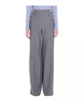 Брюки каммео Max Mara Studio, серый