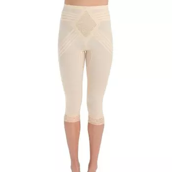 Брюки-капри фирменного кроя Rago Shapewear, бежевый