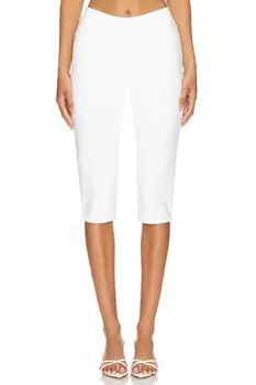 Брюки капри кария Guizio, белый