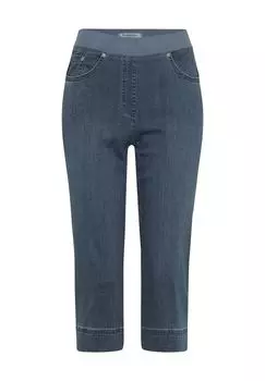 Брюки-капри Pamina, завышенная талия, карманные заклепки, женские RAPHAELA BY BRAX, цвет Bleached Sligh