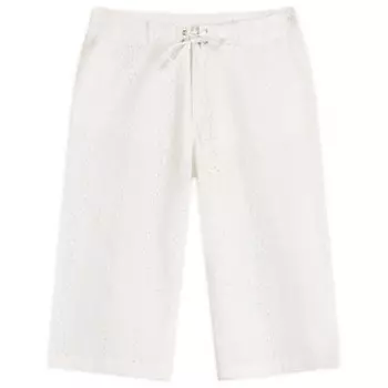 Брюки-Капри с вышивкой Fruity Booty, белый