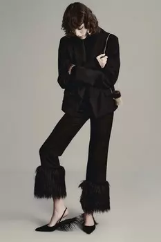 Брюки капри ZARA, черный
