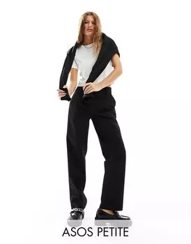 Брюки-карандаш в тонкую полоску ASOS DESIGN Petite