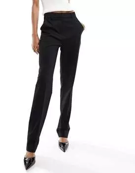 Брюки-карандаш в тонкую полоску ASOS Tall