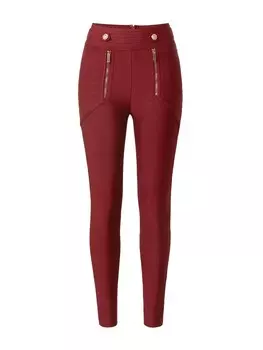 Брюки Karen Millen Skinny Pants, серебряный