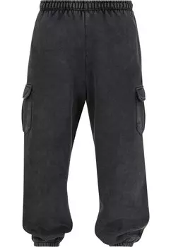 Брюки карго Acid Washed Urban Classics, черный
