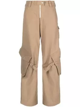 Брюки карго Acne Studios, бежевый