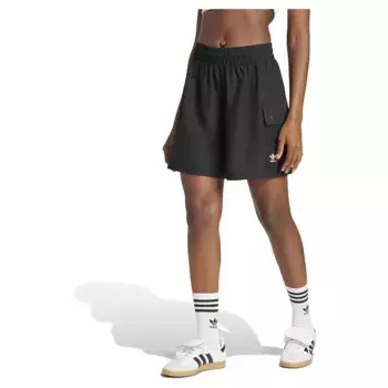 Брюки карго adidas Originals Essentials Woven high waist, черный
