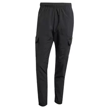 Брюки-карго ADIDAS ORIGINALS Tapered Cargo Pants Trefoil Essentials, черный