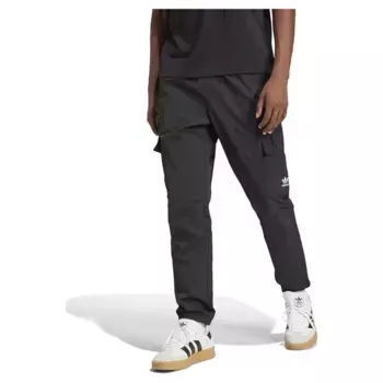 Брюки карго adidas Originals Trefoil Essentials Woven, черный
