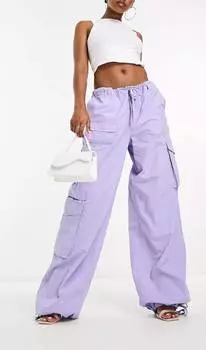 Брюки-карго AFRM Morgan Utility Parachute, сиреневый