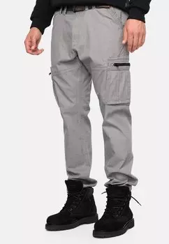 Брюки карго Analia Indicode, цвет pewter