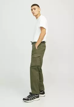 Брюки карго APREL Jack & Jones, оливковый