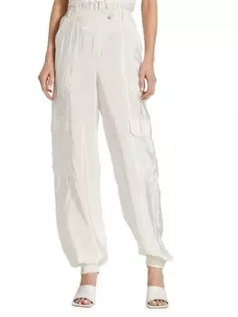 Брюки-карго Artemis Parachute Jonathan Simkhai, белый