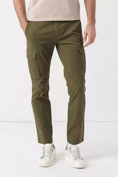 Брюки карго Austin из хлопка Tommy Jeans, зеленый