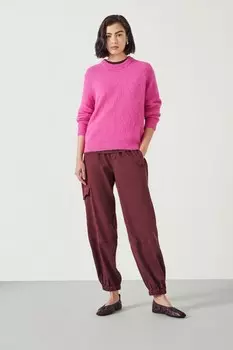 Брюки карго Ava Washed Hush, красный