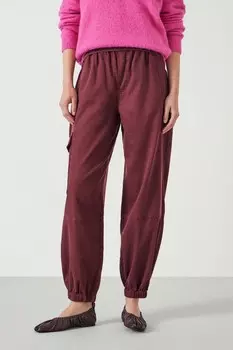 Брюки карго Ava Washed Hush, красный