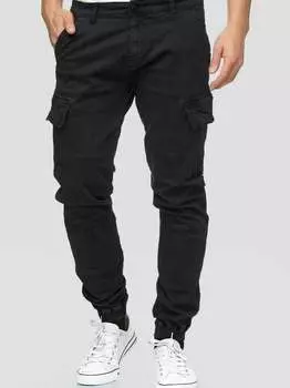 Брюки-Карго август Indicode, черный