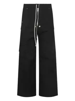 Брюки карго Belas с кулиской Rick Owens, черный