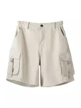 Брюки карго Bershka, экрю