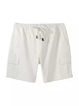 Брюки карго Bershka, белый