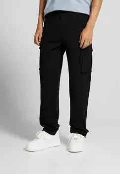Брюки карго Bershka, черные