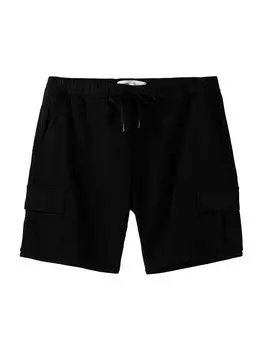 Брюки карго Bershka, черный