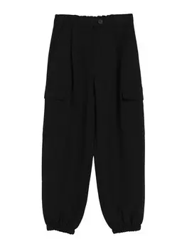 Брюки карго Bershka, черный