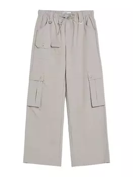 Брюки карго Bershka, серый
