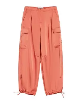 Брюки-карго Bershka Tapered Cargo Pants, цвет peach