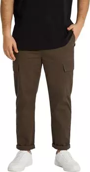 Брюки-карго Big & Tall Logan с эластичной резинкой на талии Johnny Bigg, хаки