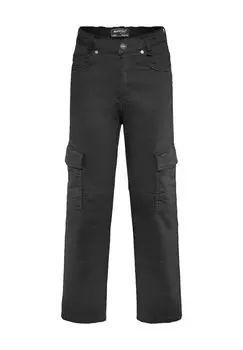 Брюки-карго, боковые карманы, детские BLUE EFFECT, цвет 9015 Pb Schwarz R