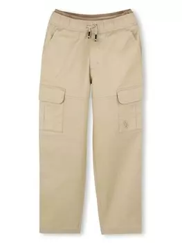 Брюки карго BOSS Kidswear, нейтральный цвет