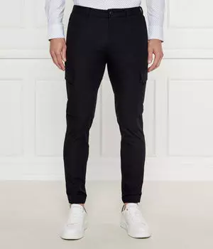 Брюки-карго Boss P-kaiton Slim Fit, черный