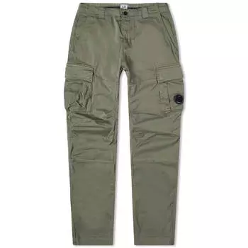 Брюки карго C.P. Company Stretch Sateen Ergonomic Lens, цвет Agave Green