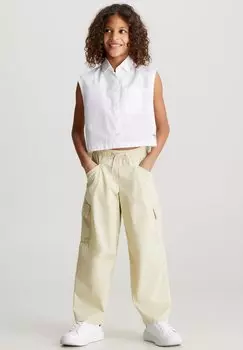 Брюки-карго Calvin Klein Jeans, цвет green haze