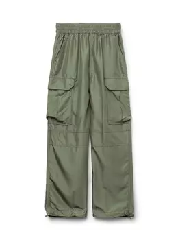 Брюки-карго CALZEDONIA Loose fit Cargo Pants, зеленый
