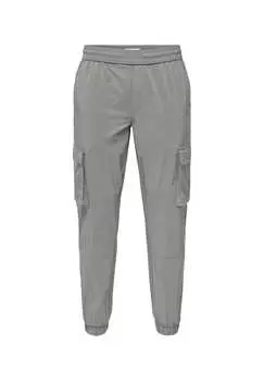 Брюки-Карго Cam-rel Jack & Jones, серый